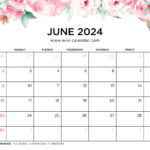 Printable June 2024 Calendar Templates With Holidays | Free Editable June 2024 Calendar