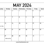 Printable May 2024 Calendar |  Calendar 2024