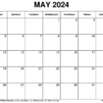 Printable May 2024 Calendar Templates With Holidays | Calendar 2024 May And June