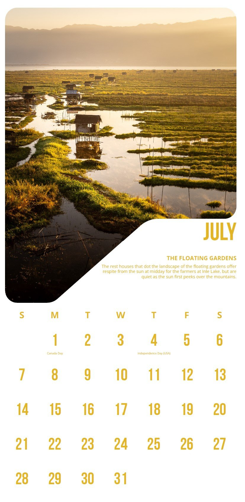 2024 &amp;quot;Moments Of Myanmar&amp;quot; Calendar — Dustin Main&amp;#039;S A Skinny Escape | July 2024 Myanmar Calendar