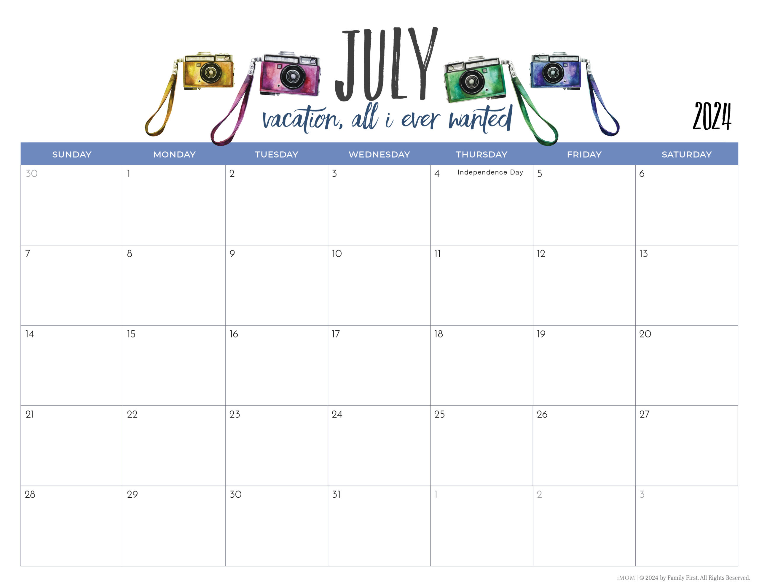 2024 Printable Calendars For Moms - Imom | Calendar 2024