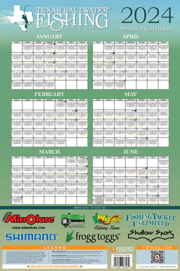 July 2024 Fishing Calendar | Calendar 2024