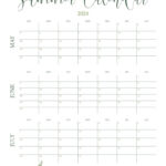 2024 Summer Calendars   18 Free Printables | Printabulls |  Calendar 2024