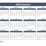 Basic Annual Calendar For Year 2024 | Sri Lanka Calendar July 2024