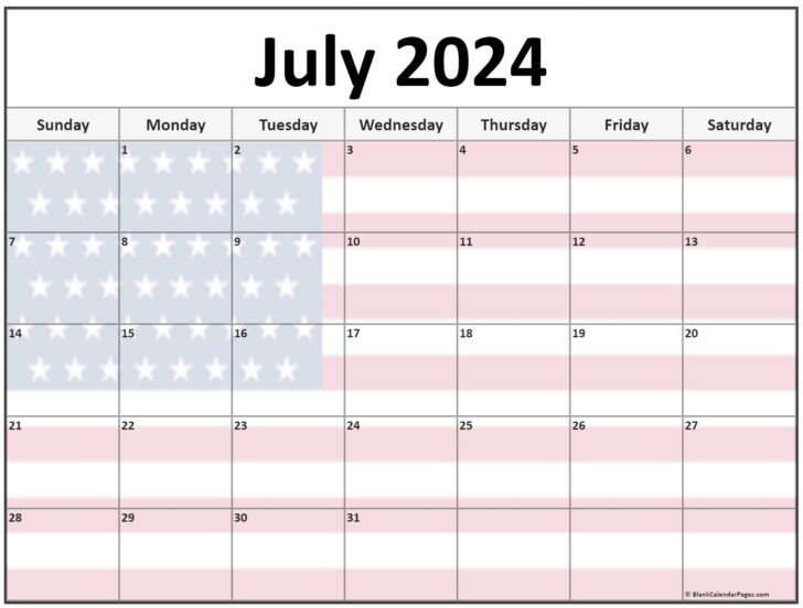 July 2024 Calendar USA | Calendar 2024