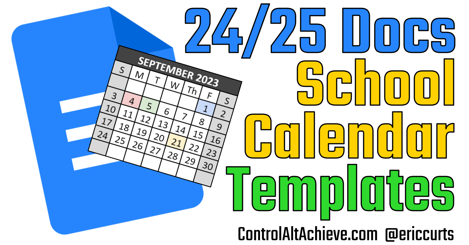 Control Alt Achieve: Google Docs Calendar Templates For The 2024 | Calendar 2024