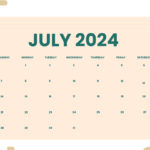 Daily July 2024 Calendar Template   Edit Online & Download Example | Daily Calendar July 2024