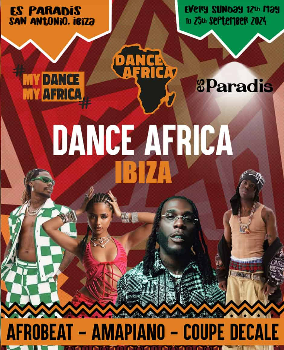 Dance Africa – Es Paradis Ibiza – Ibiza Fiestas 2024 - Ibiza | Calendar 2024