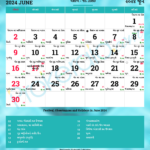 ગુજરાતી કૅલેન્ડર જૂન, 2024 | વિક્રમ | Gujarati Calendar 2024 July