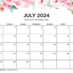 Floral Calendar For July 2024   Wiki Calendarwiki Calendar   Issuu |  Calendar 2024