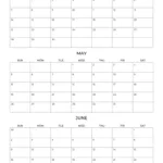 Free 3 Month Calendars 2024 | June 2024 July 2024 Calendar