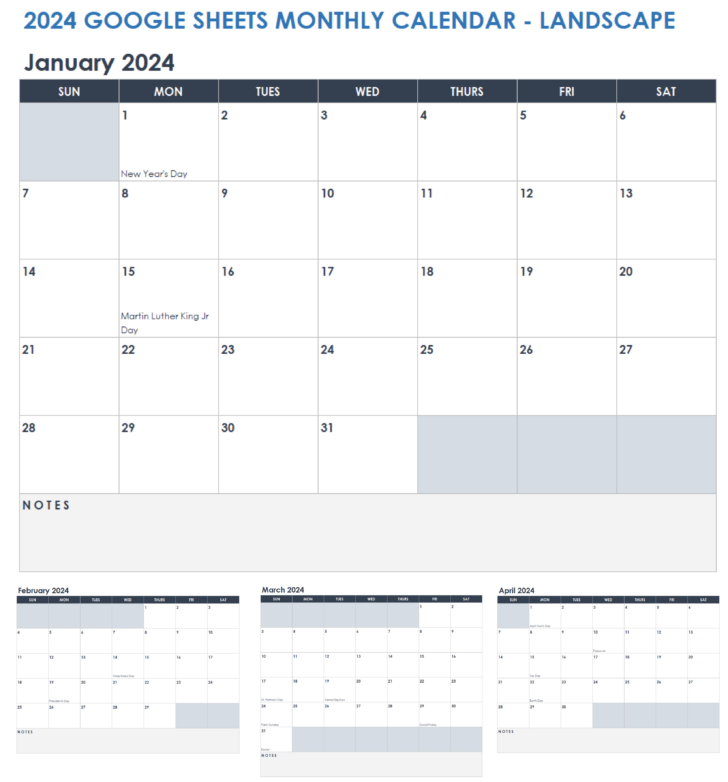 July 2024 Calendar Google Sheets | Calendar 2024