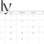 Free Printable, Custom July 2024 Calendar Templates | Canva | July 2024 Calendar Editable Free