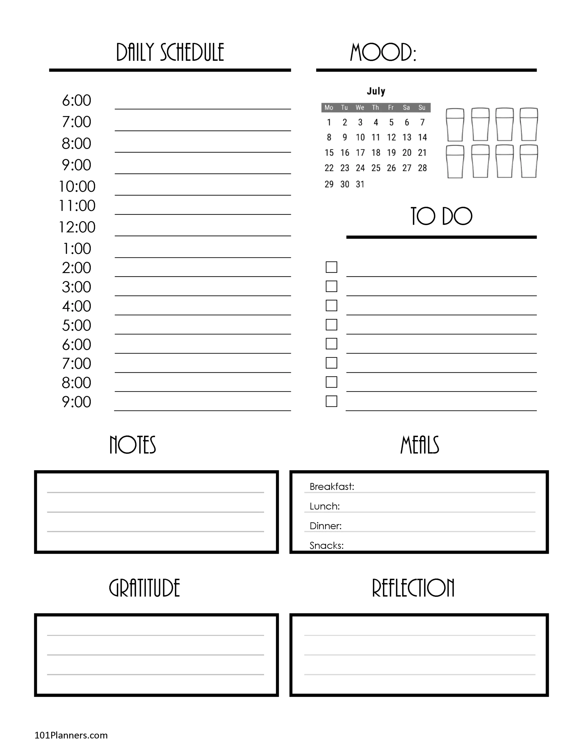 Free Printable July 2024 Calendar | Customize Online | Daily Sheet Calendar July 2024