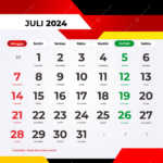 July 2024 Calendar Complete With Red Dates And National Holidays | National Calendar July 2024