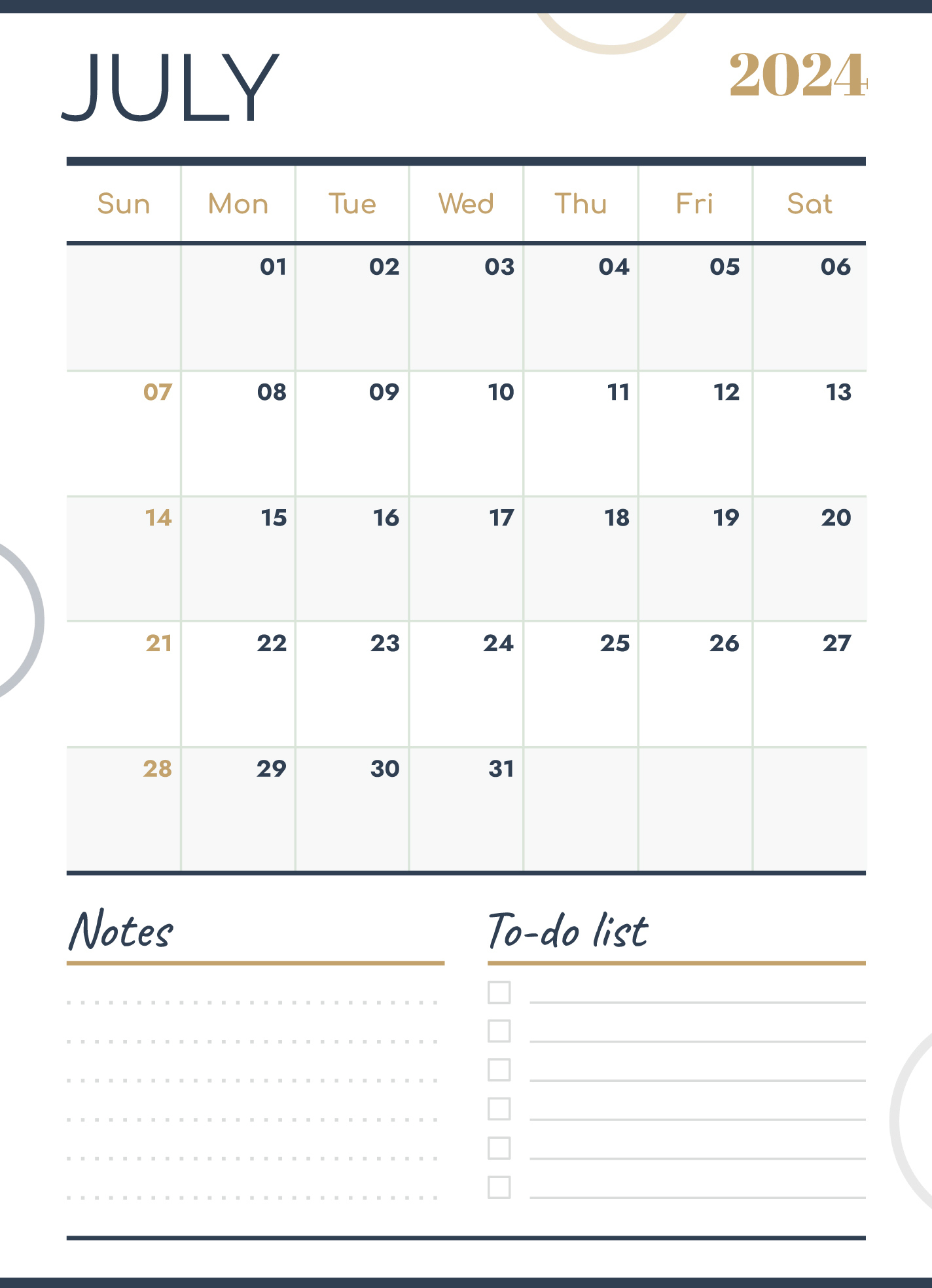 July 2024 Calendar Free Google Docs Template - Gdoc.io | Calendar 2024