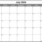 July 2024 Calendar | Free Printable Calendar |  Calendar 2024