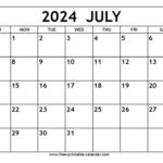 July 2024 Calendar   Free Printable Calendar |  Calendar 2024