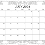 July 2024 Calendar (Free Printable) – Diy Projects, Patterns | Large Printable Calendar July 2024