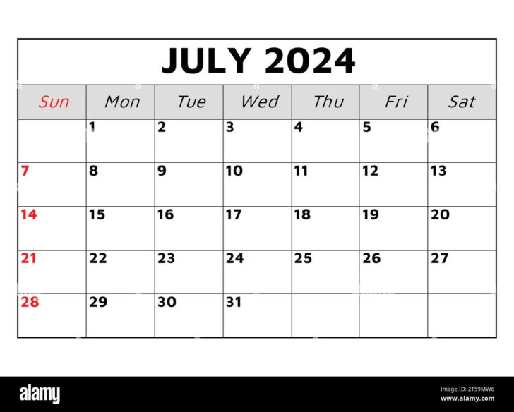 July Calendar 2024 Events | Calendar 2024