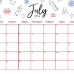 July 2024 Calendars   50 Free Printables | Printabulls | July 2024 Calendar Cute