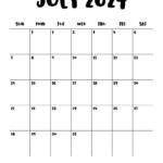 July 2024 Calendars   50 Free Printables | Printabulls | July 2024 Printable Calendar Portrait