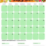 July 2024 Calendars (52 Free Pdf Printables) | July 2024 Vertical Calendar