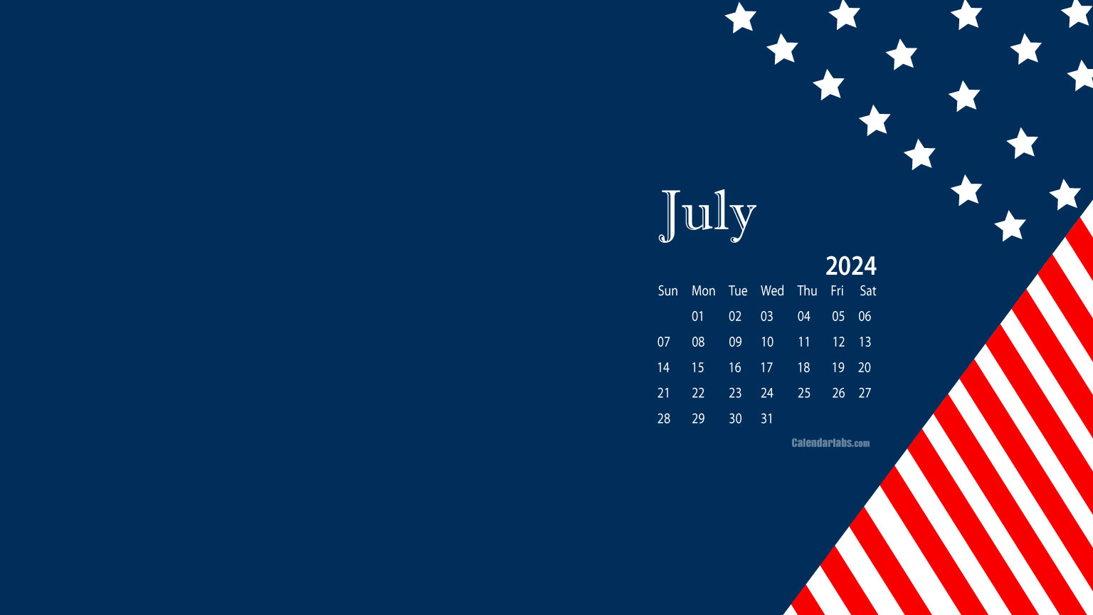 July 2024 Desktop Wallpaper Calendar - Calendarlabs | Calendar 2024