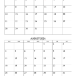 July And August 2024 Calendar | Calendar Quickly |  Calendar 2024