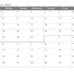 July And August 2024 Printable Calendar | June July 2024 Calendar Printable