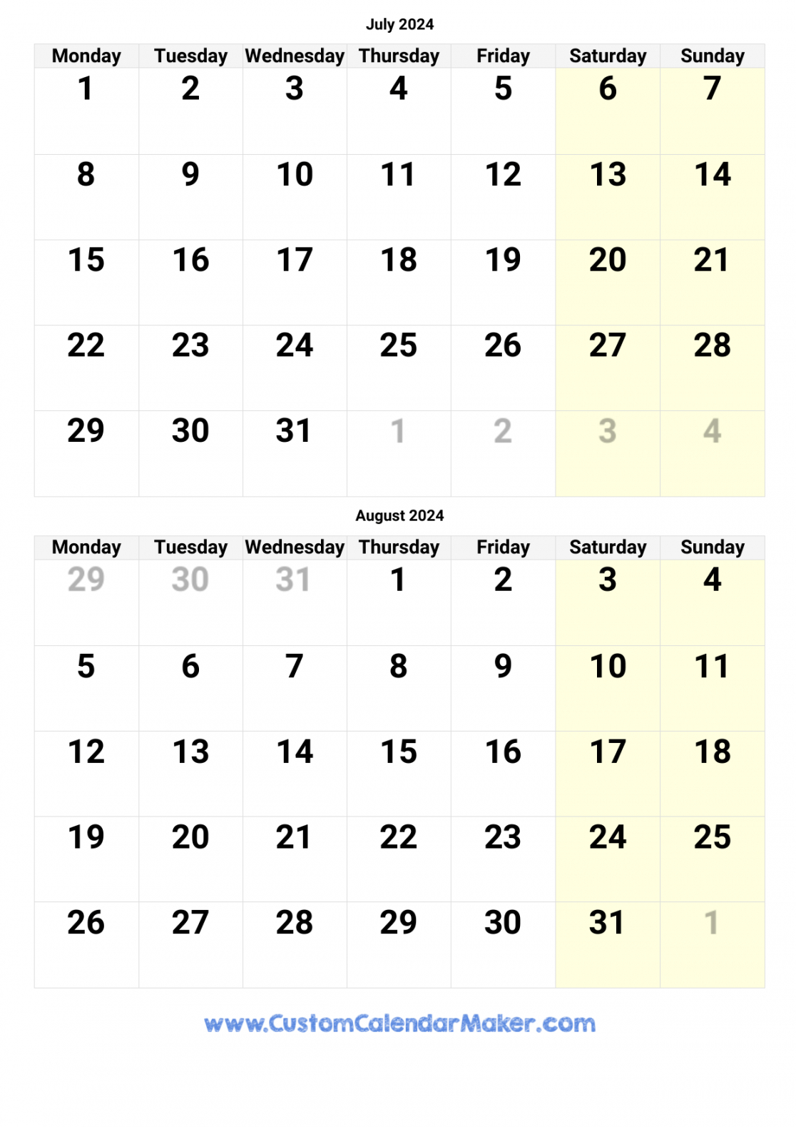 July August September Calendar 2024 In 2024 | September Calendar | July August And September 2024 Calendar