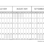 July To September 2024 Calendar (Q3)   Calendarkart |  Calendar 2024