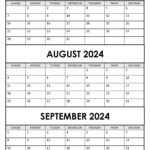 July To September 2024 Calendar (Q3)   Calendarkart | July August And September 2024 Calendar