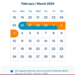 March Ssa/Ssi/Va Early Deposits Calendar Megathread : R/Chimefinancial |  Calendar 2024