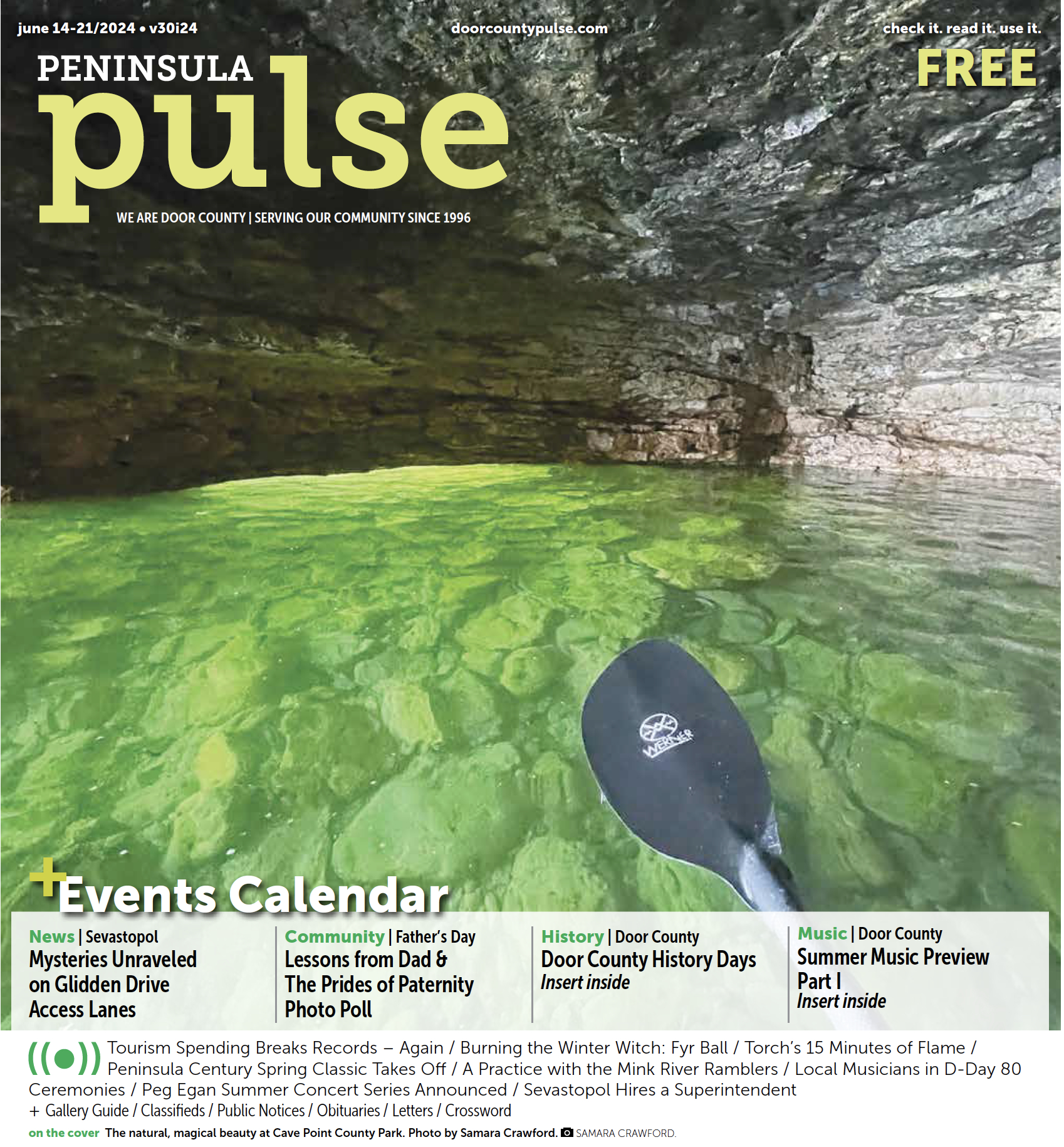 Peninsula Pulse June 14-21, 2024 - Door County Pulse | Door County Calendar of Events July 2024