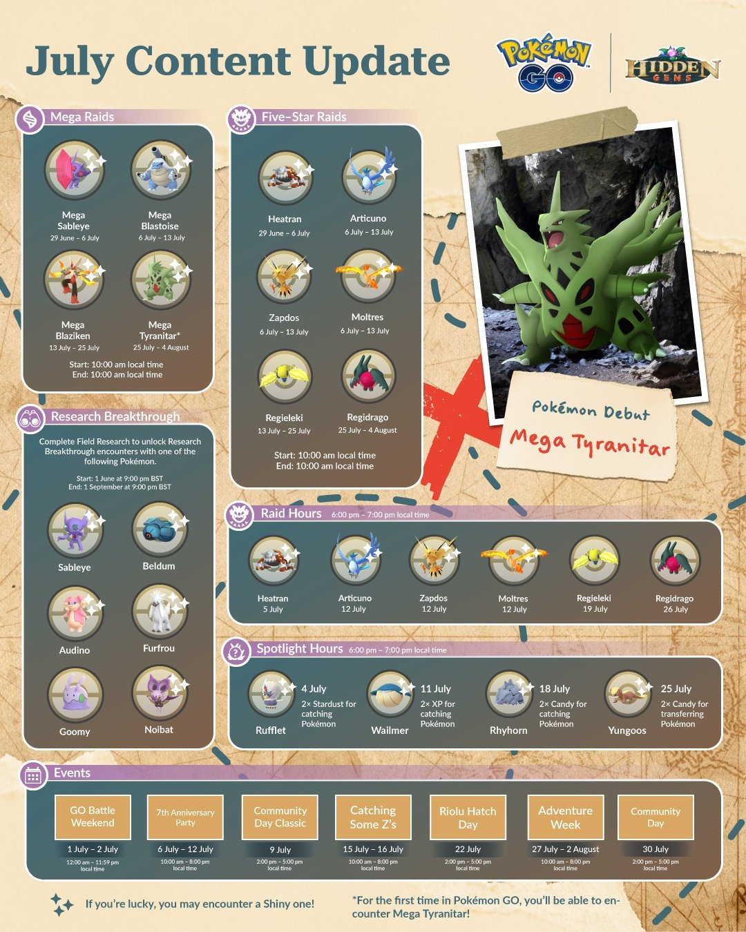 Pokémon Go July 2023 Event Guide | Pokémon Go Hub | Pokemon Go Calendar July 2024