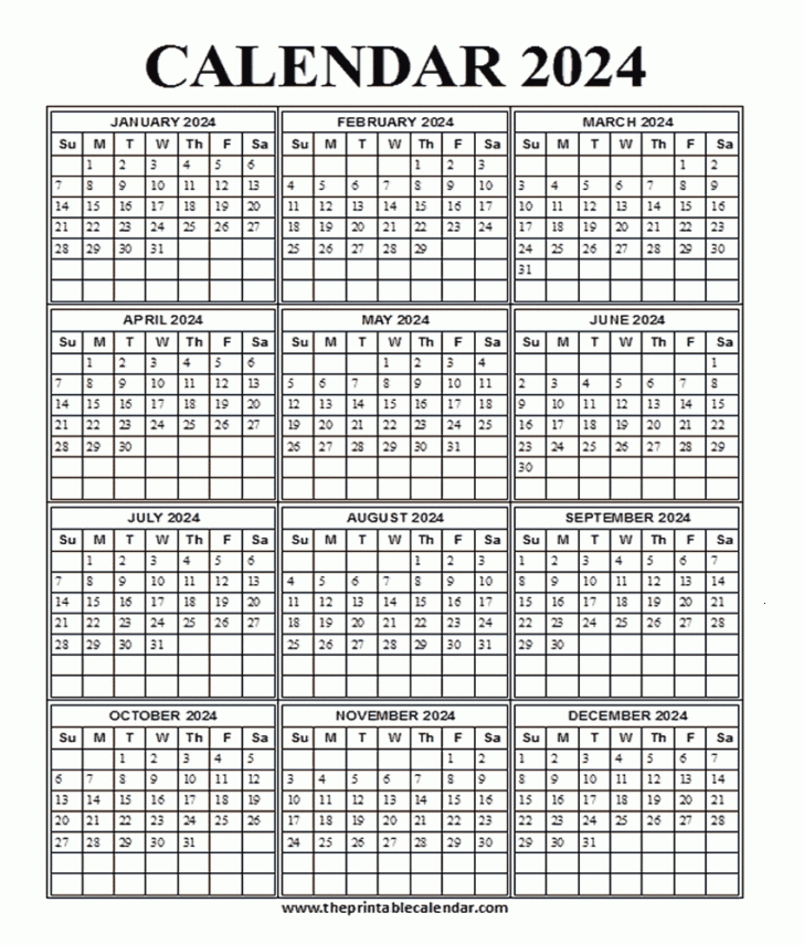 Printable Calendar 2024 With Julian Dates | Calendar 2024