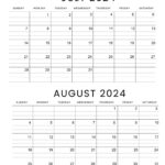 Printable July August 2024 Calendar | Calendarkart |  Calendar 2024