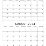 Printable July August 2024 Calendar | Calendarkart | Printable Calendar For July And August 2024