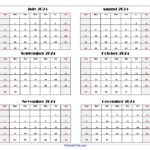 Six Month Calendar 2024 Printable Pdf  6 Months Calendar Per Page | Printable Calendar July To December 2024
