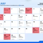 Social Media Holiday Calendar For 2024 | July 2024 Social Media Calendar