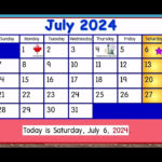 Starfall Calendar July 6, 2024 | Starfall Calendar July 2024