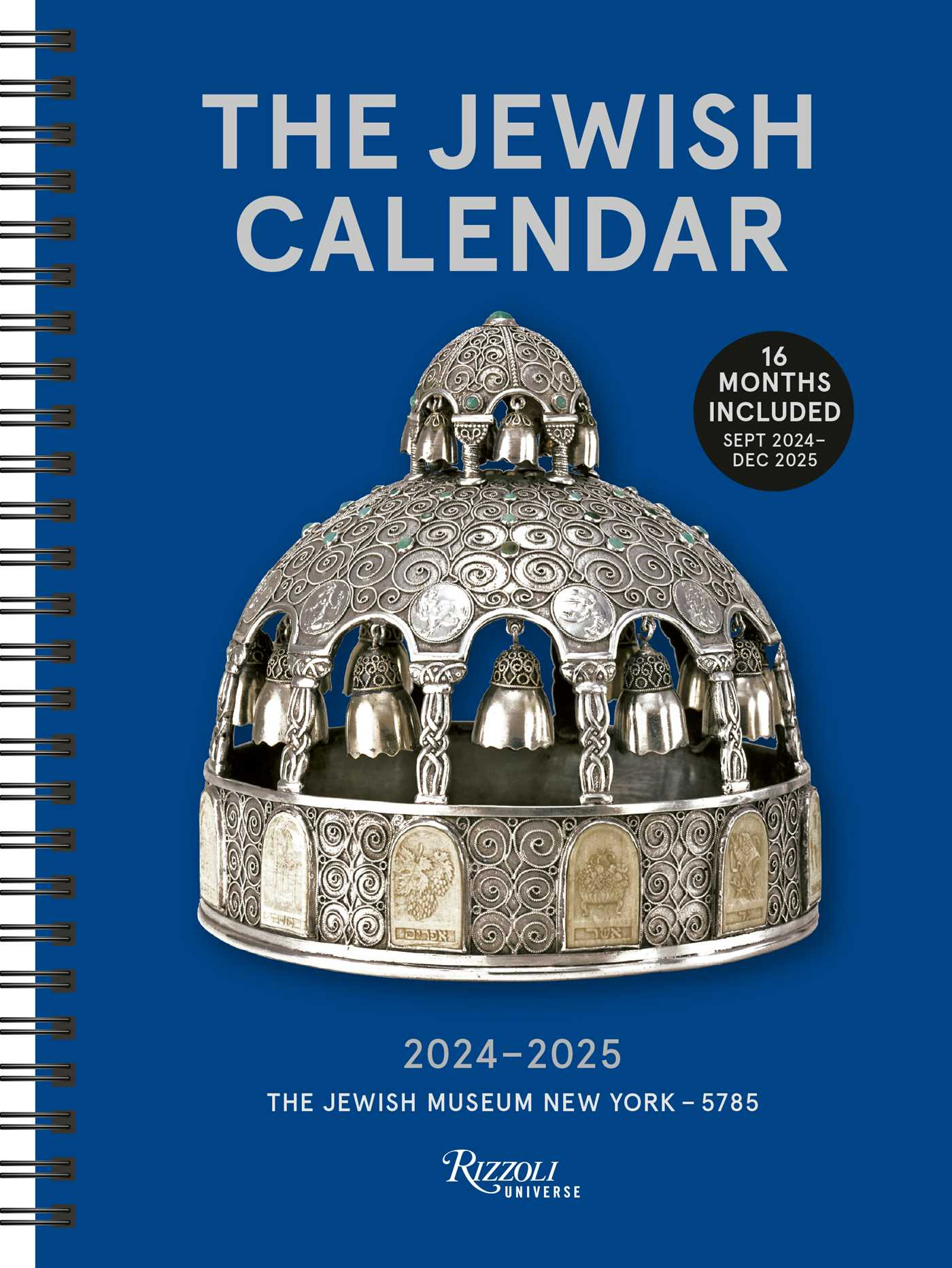 The Jewish Calendar 2024–2025 (5785) 16-Month Planner - Book | Chabad Calendar July 2024