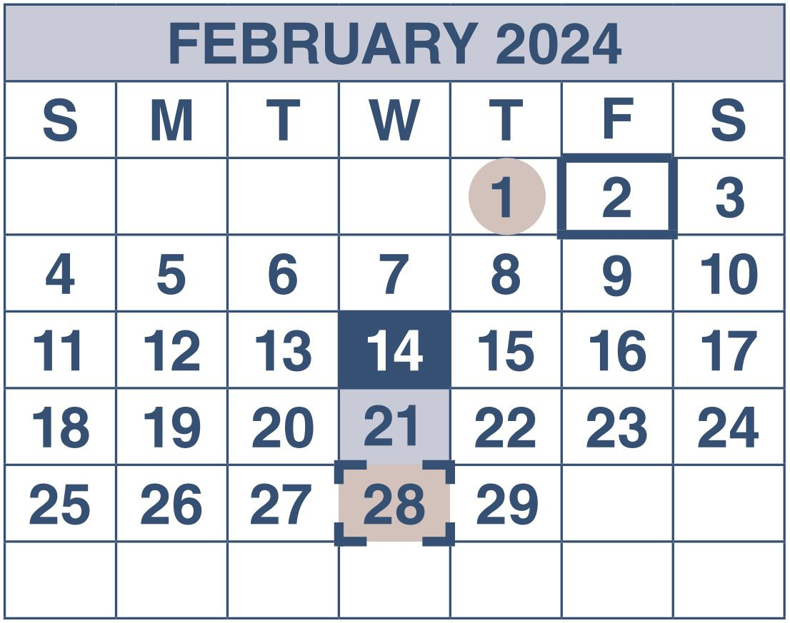 Will My Ssi / Ssdi Disability Check Come Early In February 2024? | Netspend Calendar For July 2024