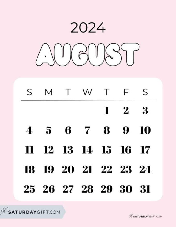 August 18 2024 Calendar | Calendar 2024