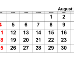 August 2024 Calendar | Free Printable Pdf, Xls And Png |  Calendar 2024