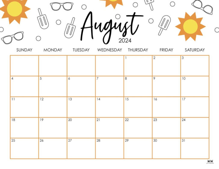 August 2024 Calendar Cute | Calendar 2024