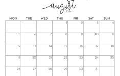 August 2024 Calendars – 50 Free Printables | Printabulls | Printable Calendar 2024 August September October