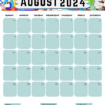 August 2024 Calendars (52 Free Pdf Printables) | August 2024 Calendar Printable Vertical