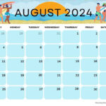 August 2024 Calendars (52 Free Pdf Printables) | Free August Calendar 2024